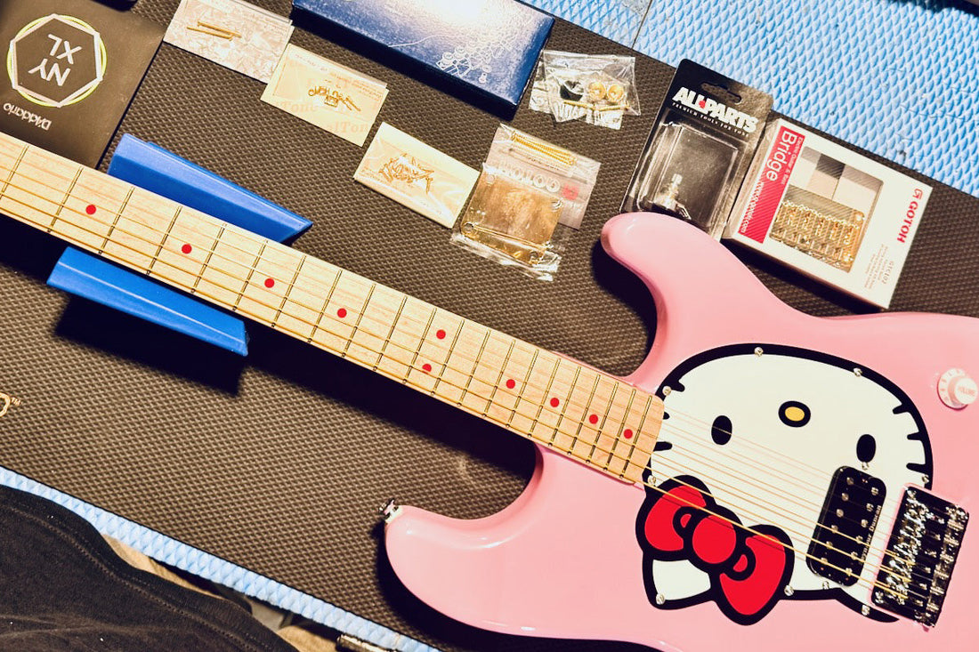 Hello Kitty Guitar Upgrade