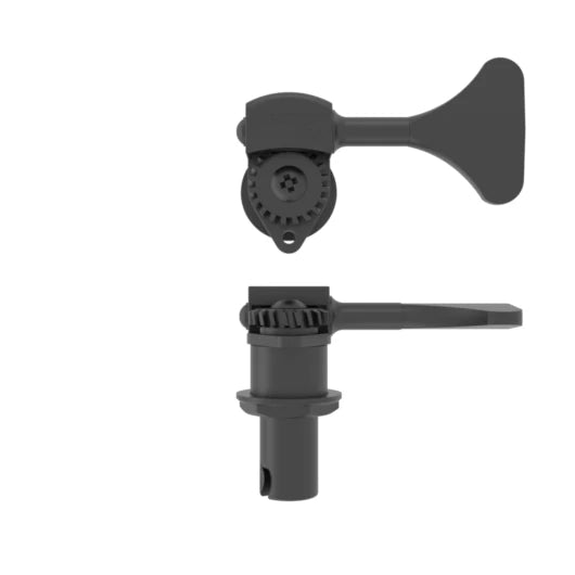 Hipshot - 20655B - HB6 - 1/2" USA  Ultralite Bass Tuning Machine - Black - Y Key