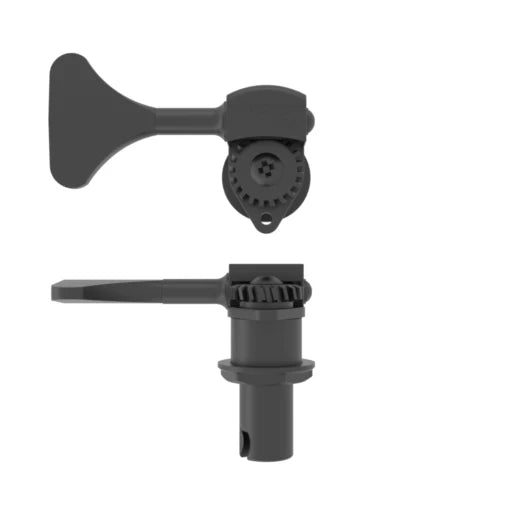Hipshot - 20655BT - HB6 - 1/2" USA  Ultralite Bass Tuning Machine - Black - Y Key - Treble Side