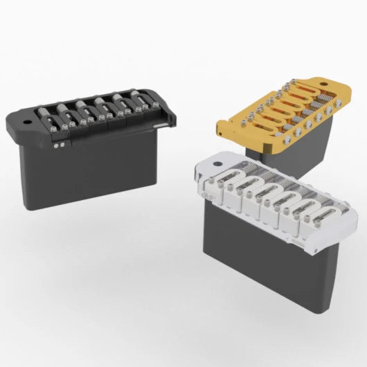 Hipshot - 42100VC - 6 String US Contour Tremolo Bridge - Different Colours