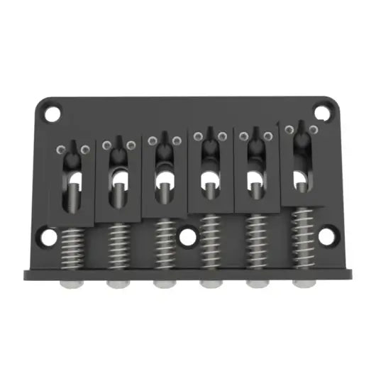 Hipshot - 4IBF06B - 6 String Ibby FP Retrofit Ibanez Guitar Bridge - Black