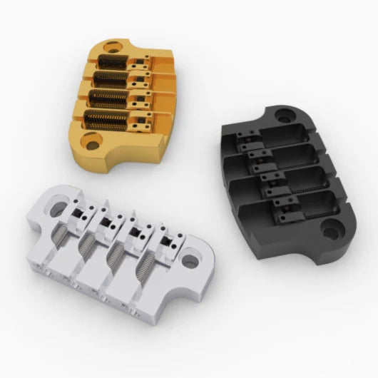 SuperTone Gibson® Bass Replacement Bridge - Gold, Black, Chrome