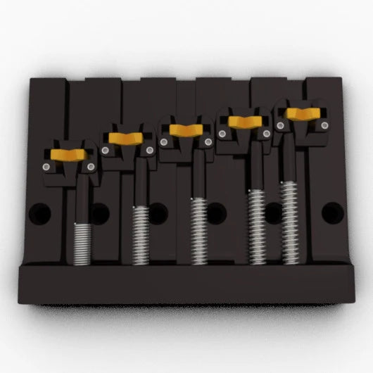 Hipshot - 5K501B  - 5 String Kickass Bass Bridge - Black