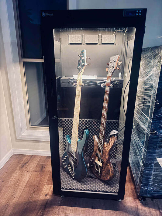 Bass Dry Cabinet CD400 with Dingwall, Warwick Basses
