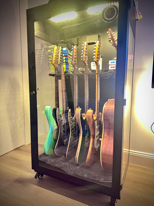 CDD450 3 Panel Glass Guitar Dry Cabinet
