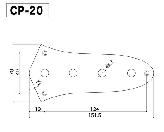 Gotoh CP-20 Dimension