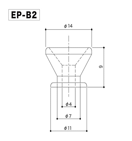 Gotoh - EP-B2 Dimension