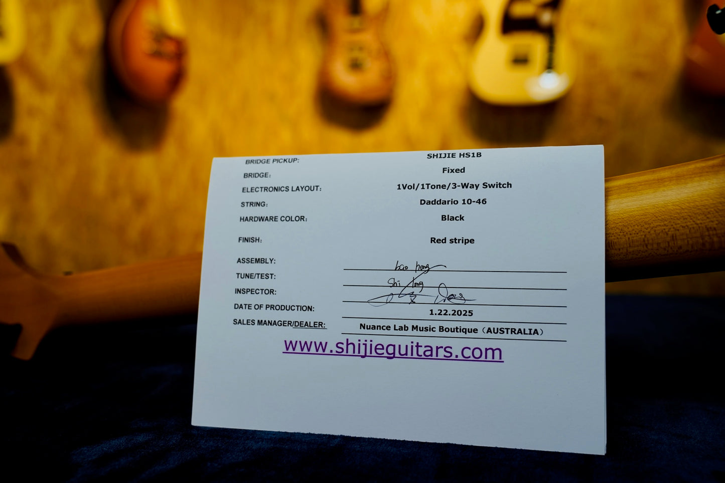 Shijie RHT Certificate 3