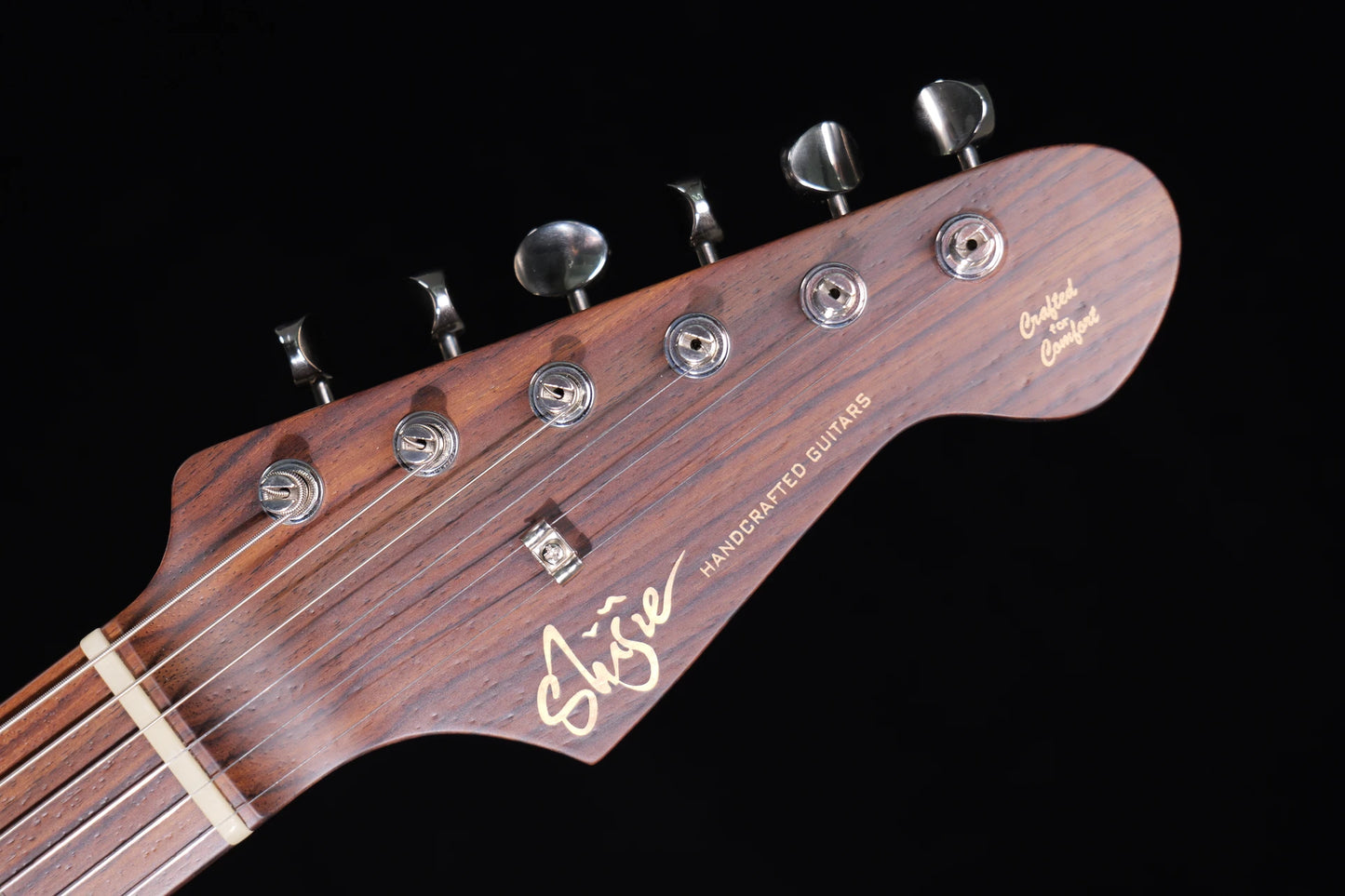 STE-Master 10th one piece alder & rosewood neck - Headstock