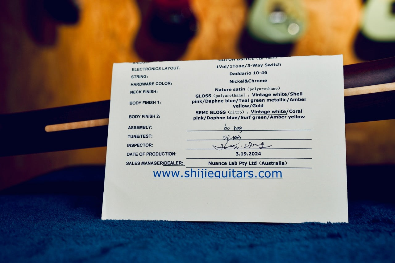 Shijie - TLV Custom - Vintage White - Specification 2