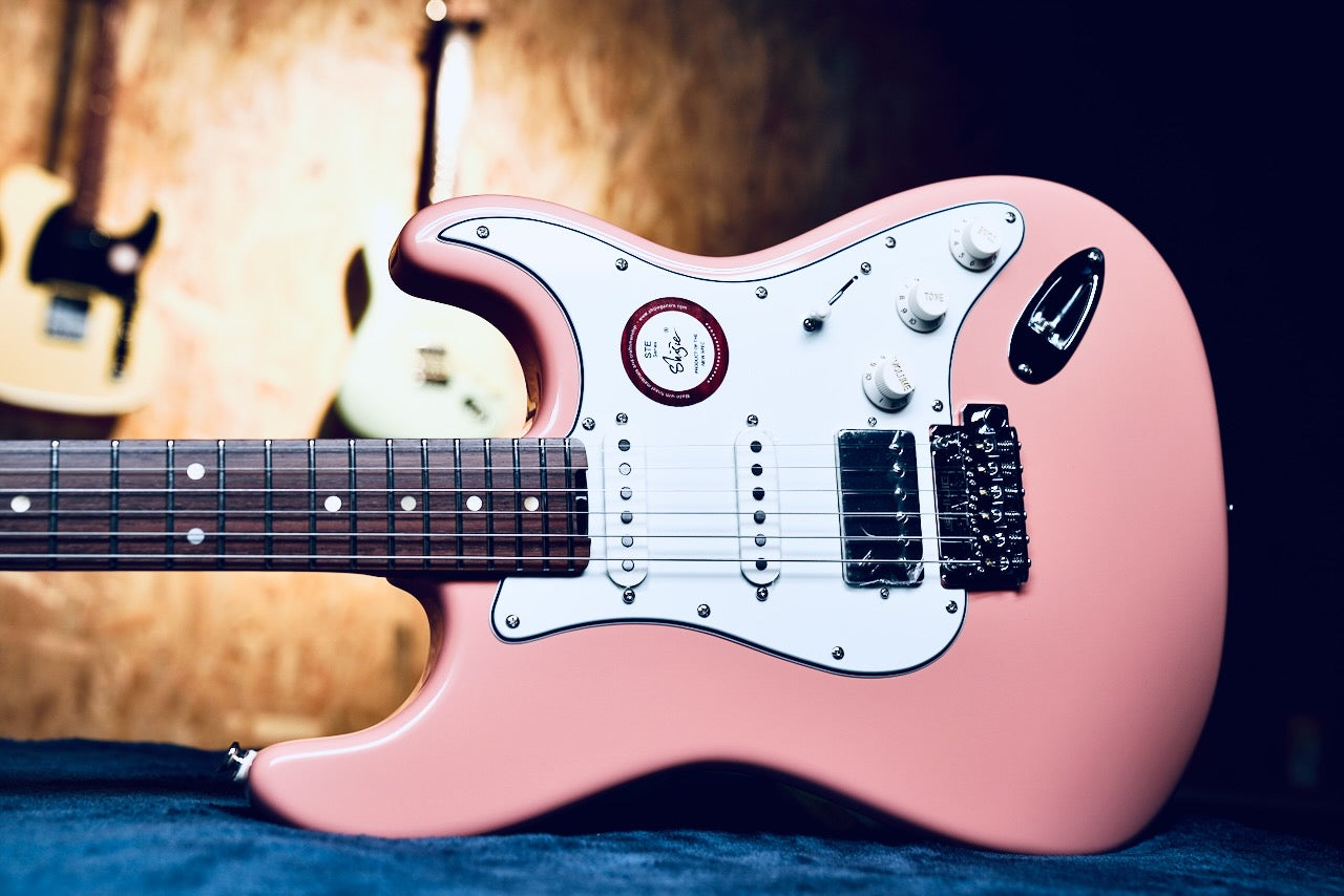 Shijie - STE Custom HSS - Shell Pink - Stainless fret