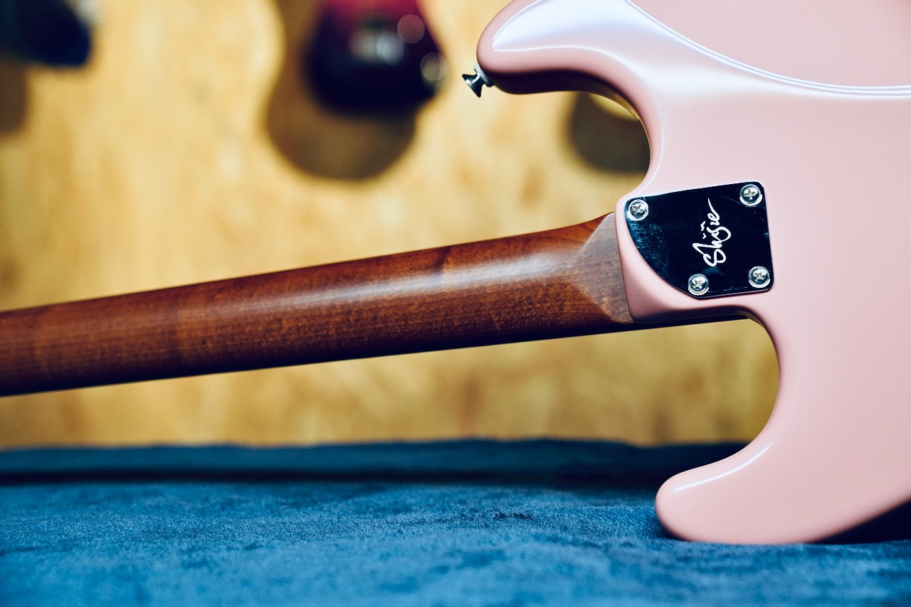 Shijie - STE Custom HSS - Shell Pink - Shijie Modern C neck profile