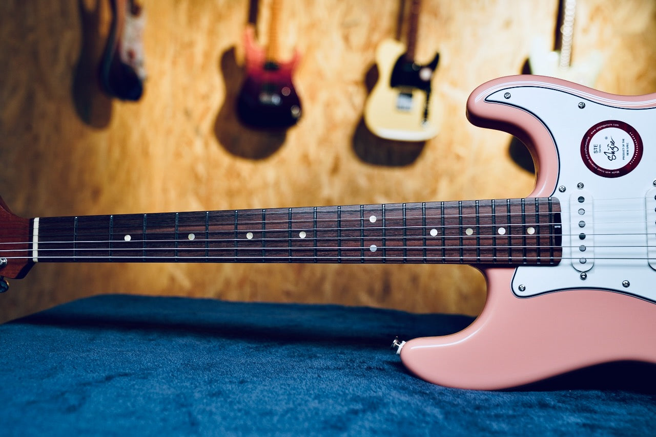 Shijie - STE Custom HSS - Shell Pink - Rosewood Fingerboard