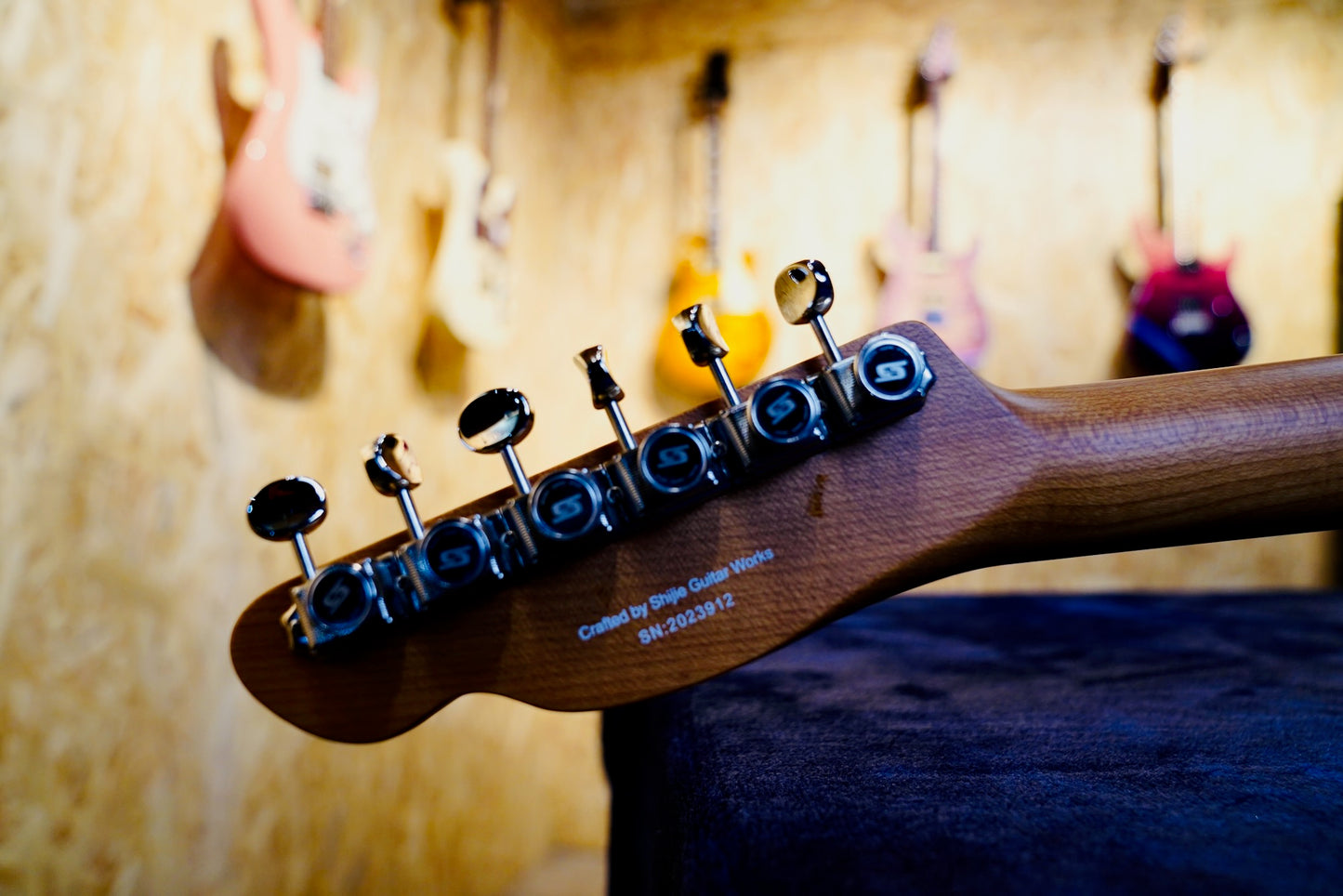 Shijie TLV Custom - Headstock Back 1