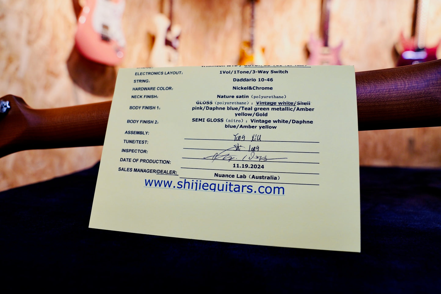 Shijie TLV Custom - Certificate 2