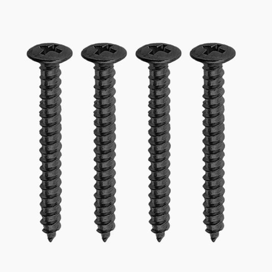 Allparts GS-0005 black neckplate screw for guitar