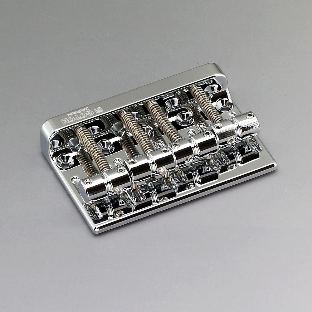 Gotoh - 201B-4 - 4 String Bass Bridge - Brass Saddle - Chrome