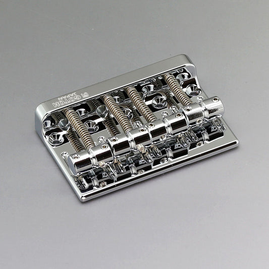 Gotoh - 201B-4 - 4 String Bass Bridge - Brass Saddle - Chrome