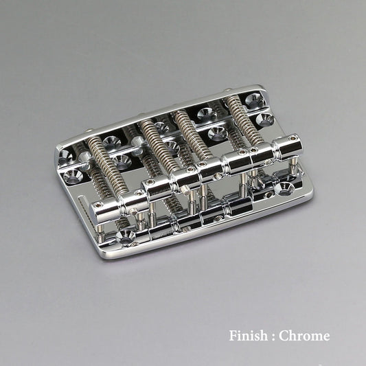 Gotoh - 203B-4 - 4 String Bass Bridge - Brass Saddle - Chrome