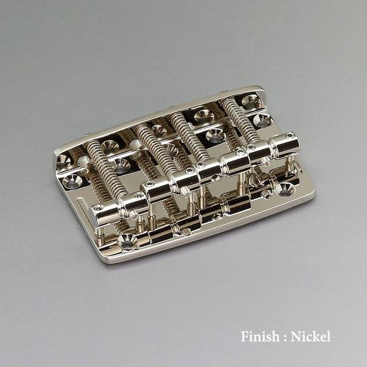 Gotoh - 203B-4 - 4 String Bass Bridge - Brass Saddle - Nickel