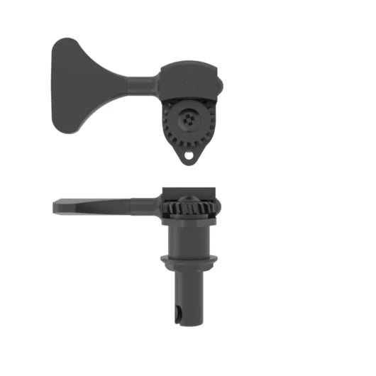 Hipshot - 20650SKB - USA Ultralite® Bass Tuning Machine 3/8" - Black  - Short Y Key - Treble Side