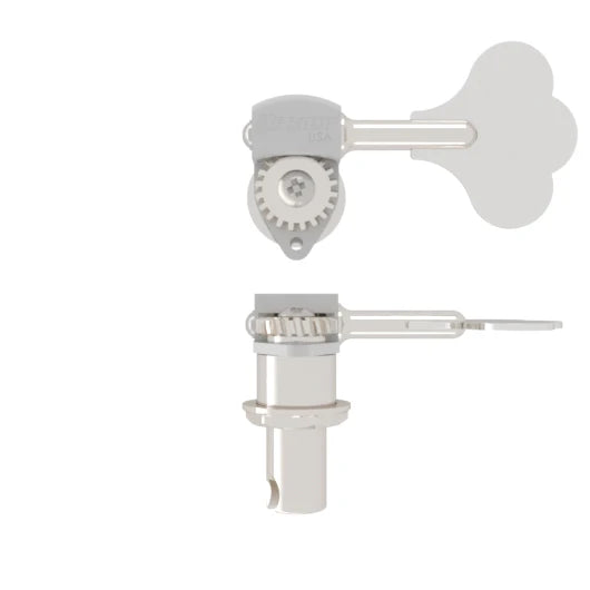 Hipshot - 20675C - USA  Ultralite Bass Tuning Machine 1/2" - Chrome - Clover Key