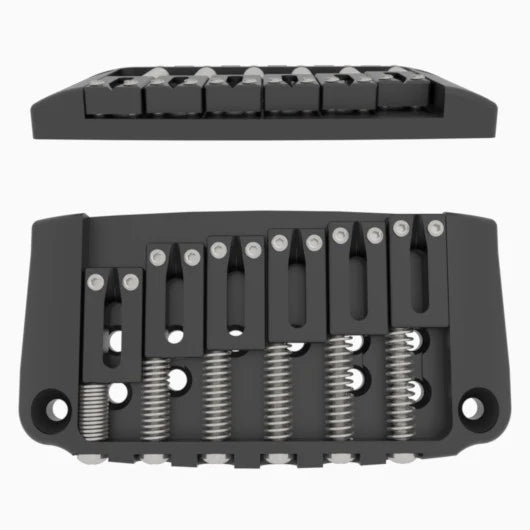 Hipshot - 4IBF06B - 6 String Ibby FP Retrofit Ibanez Guitar Bridge - Black