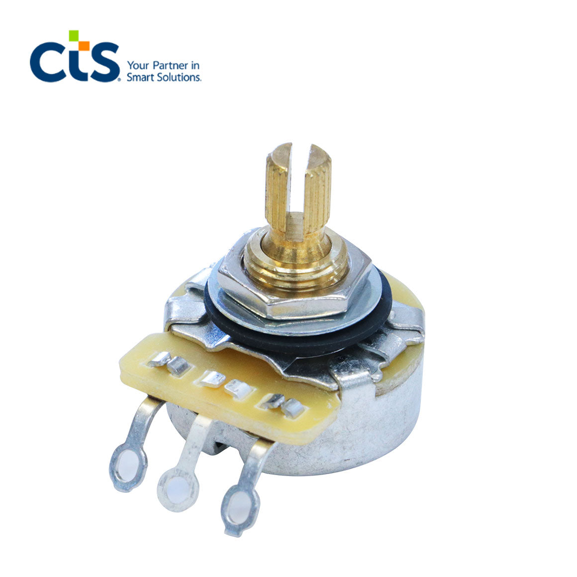 CTS -  Precision Audio Taper Pot - Short Split-Shaft - 500K