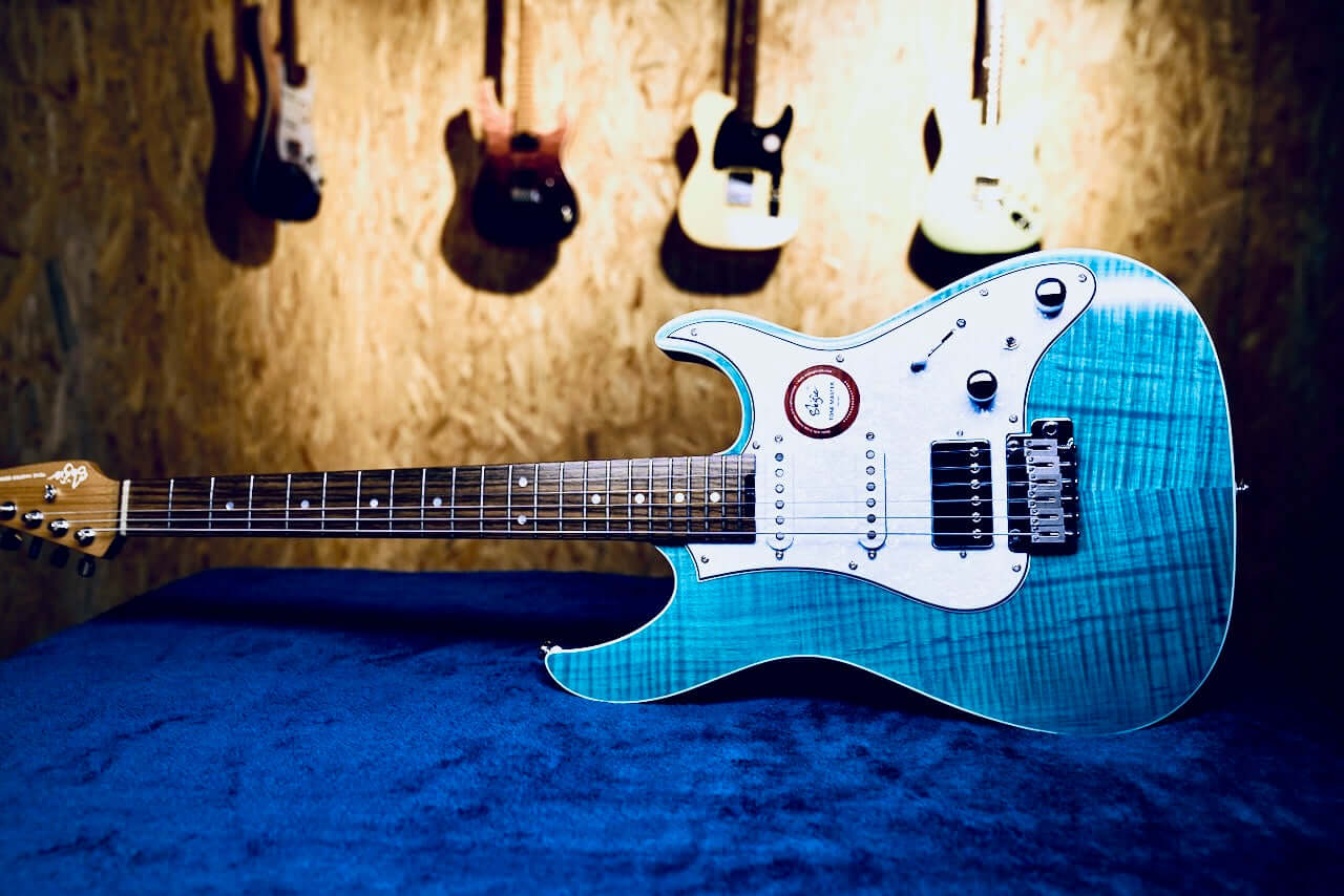 Shijie - TM-4 - Teal Green - Full Guitar