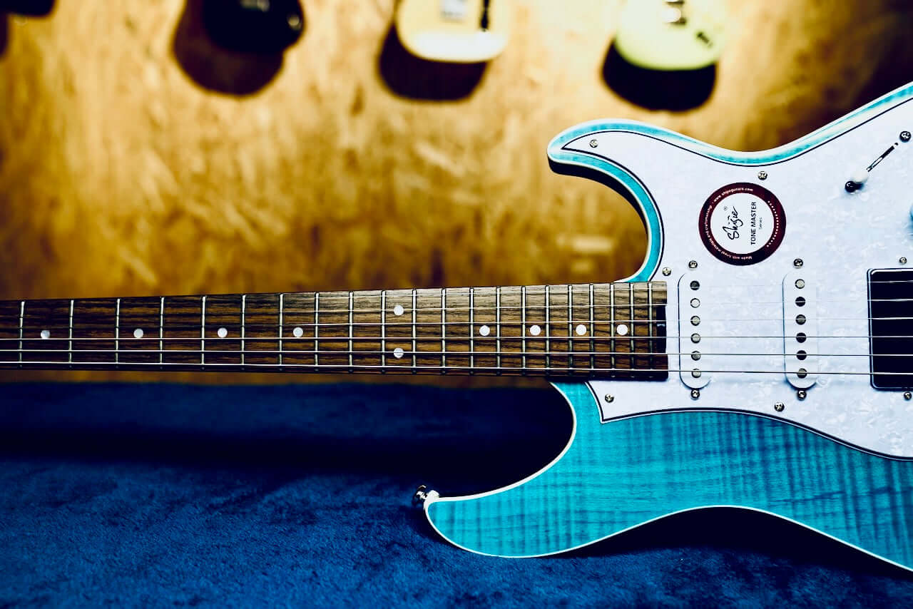 Shijie - TM-4 - Teal Green - Rosewood fingerboard