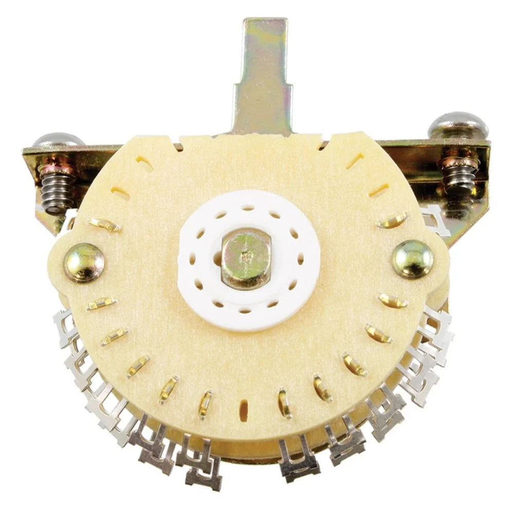 Oak Grigsby 4-pole 5-way Super Switch with inward-facing solder lugs