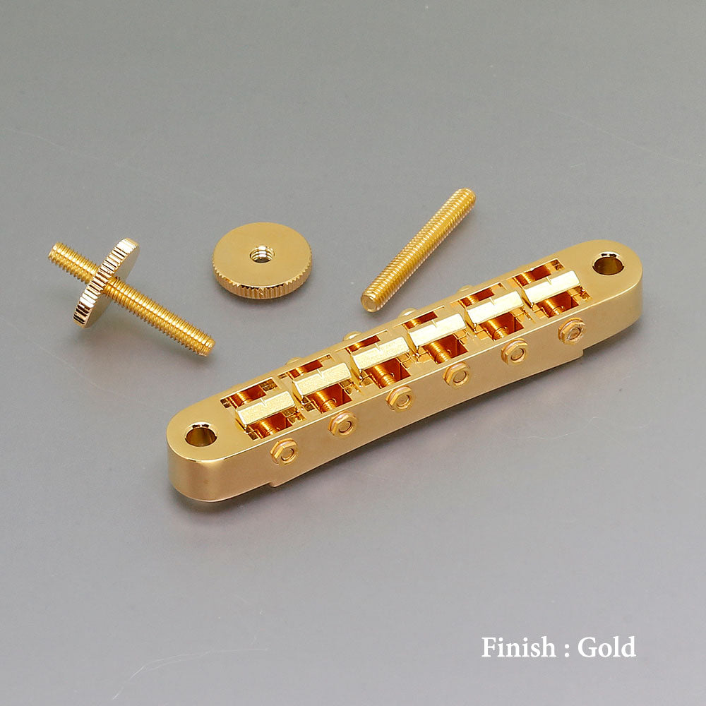 Gotoh - GE103B - Tune-O-Matic - Nashville-Style Bridge - Gold
