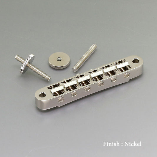 Gotoh - GE103B - Tune-O-Matic - Nashville-Style Bridge - Nickel