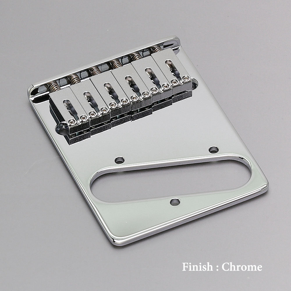 Gotoh - GTC202 - Steel Saddles Modern-style hardtail Bridge for Telecaster® - Chrome
