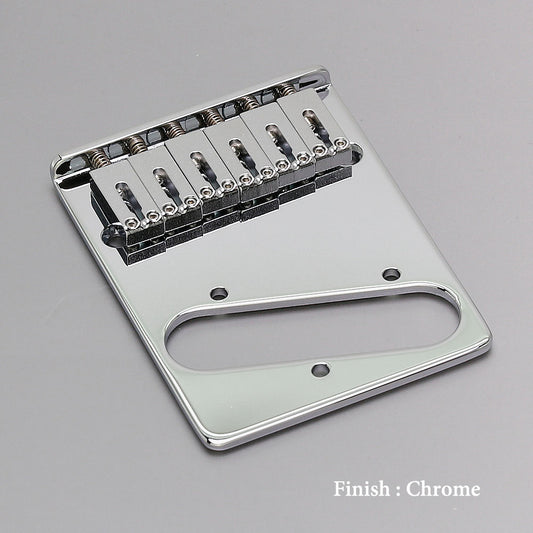Gotoh - GTC202 - Steel Saddles Modern-style hardtail Bridge for Telecaster® - Chrome