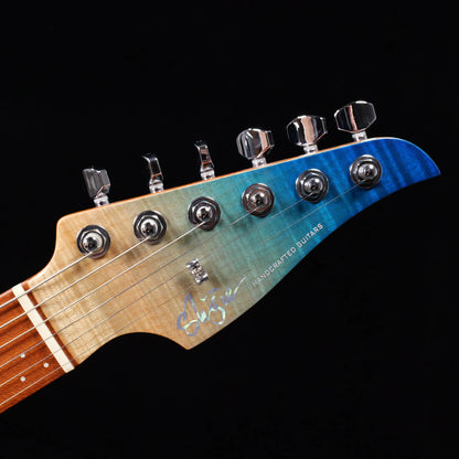 PD-Master Pegasus 10th Gradual Blue mahogany FM - Headstock
