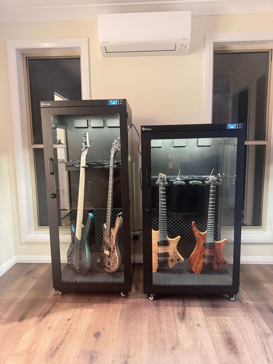 Guitar dry cabinet - Dingwall Warwick strandberg guitars