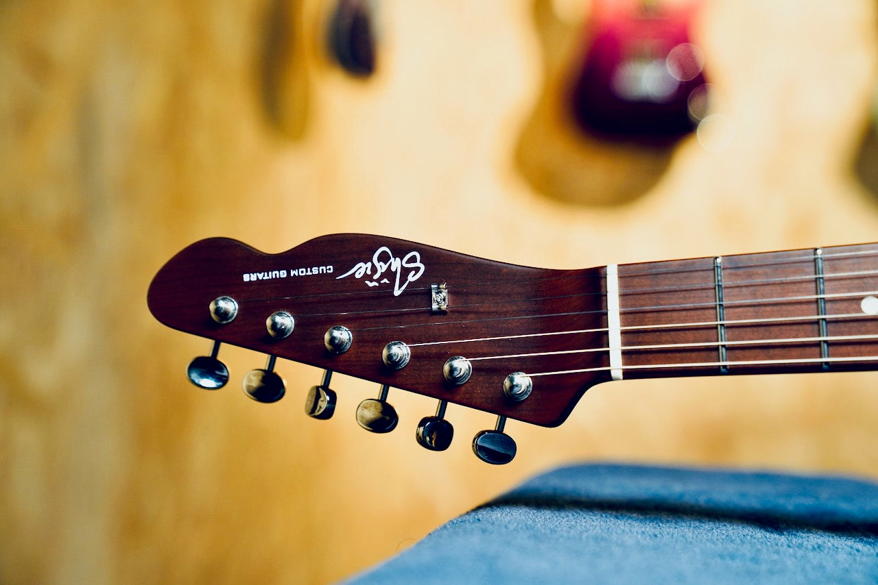 Shijie - TLV Custom - Vintage White - Headstock