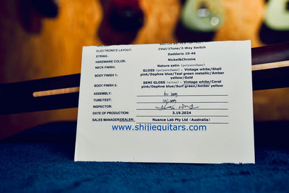 Shijie - TLV Custom - Vintage White - Specification 2