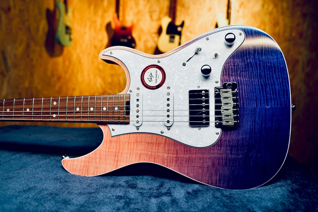  View details for Shijie - TM-4 - Alfalfa Purple Shijie - Alder Body Flame Maple Top 