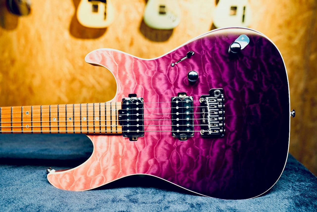 Shijie - TM-5 - Gradient Violet - Okume Body Quilt Maple Top