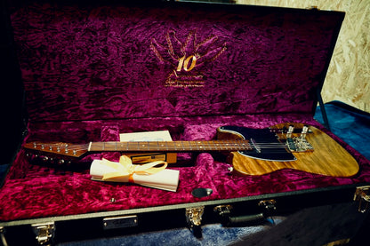 Shijie - TLV Master 10th Anniversary - Flame Phoebe Body & Rosewood Neck -  1 piece Rosewood fingerboard - Flame Body  - Full set