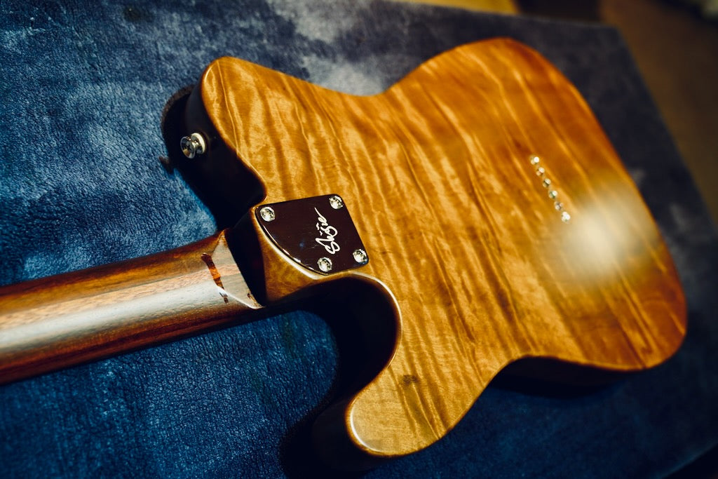 Shijie - TLV Master 10th Anniversary - Flame Phoebe Body & Rosewood Neck -  1 piece Rosewood fingerboard - Neck Joint 2