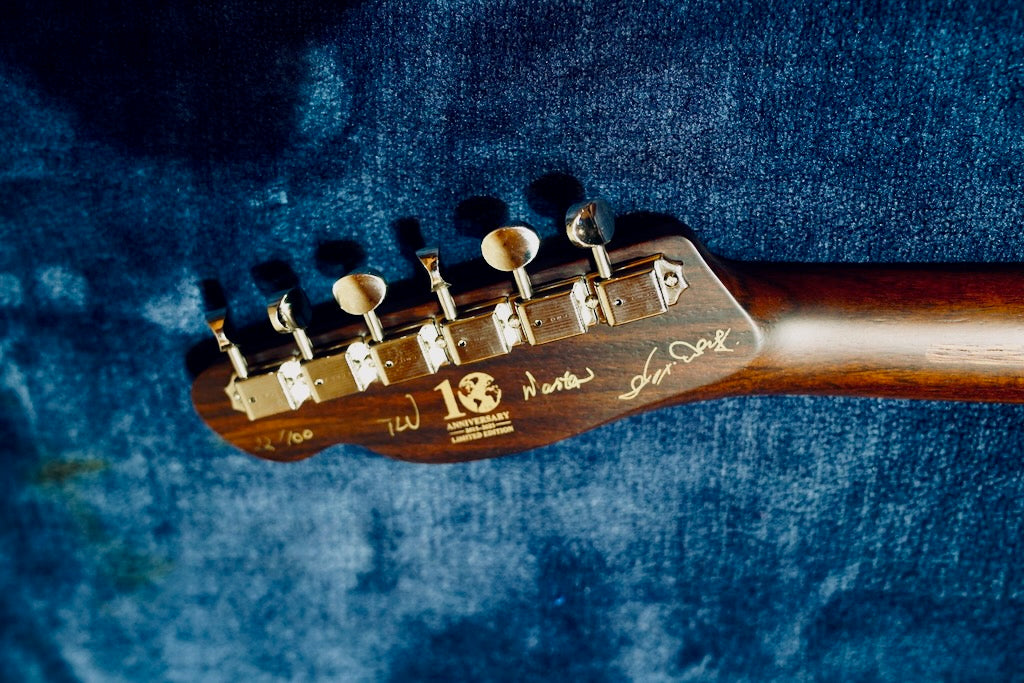 Shijie - TLV Master 10th Anniversary - Flame Phoebe Body & Rosewood Neck -  1 piece Rosewood fingerboard - Serial 22 