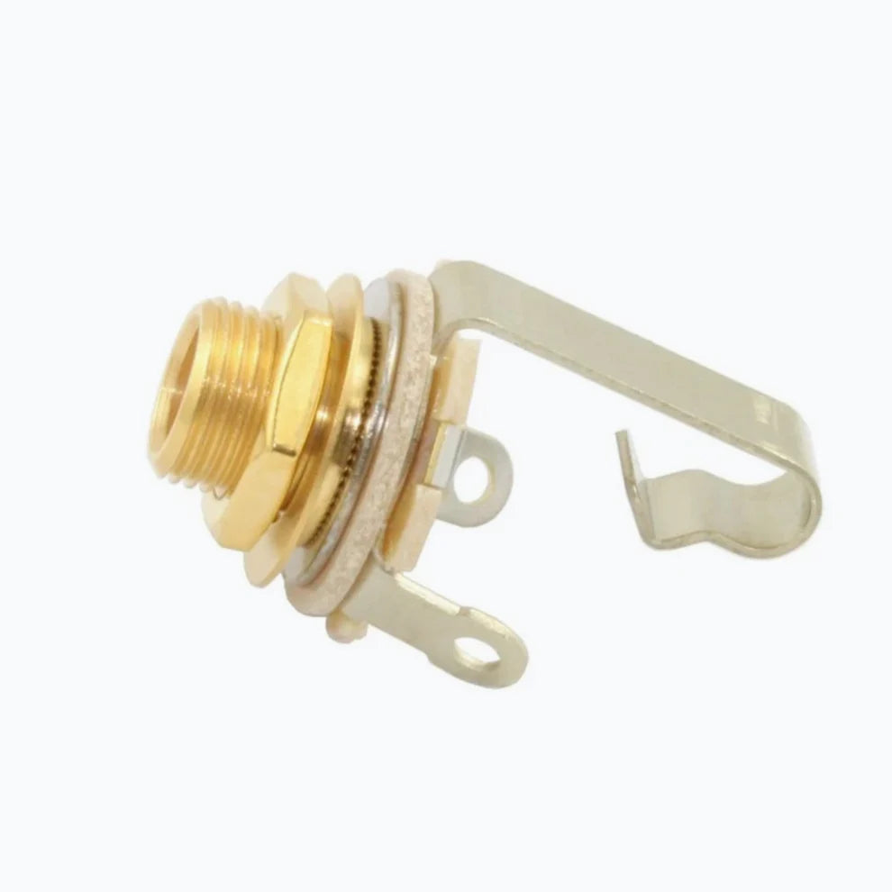 Switchcraft #11 gold 1/4-inch mono output jack