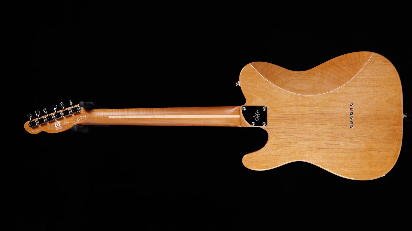 TLV-MASTER 10th Anniversary-1 piece Alder&1 piece Roasted Canadian quarter sawn maple - Back