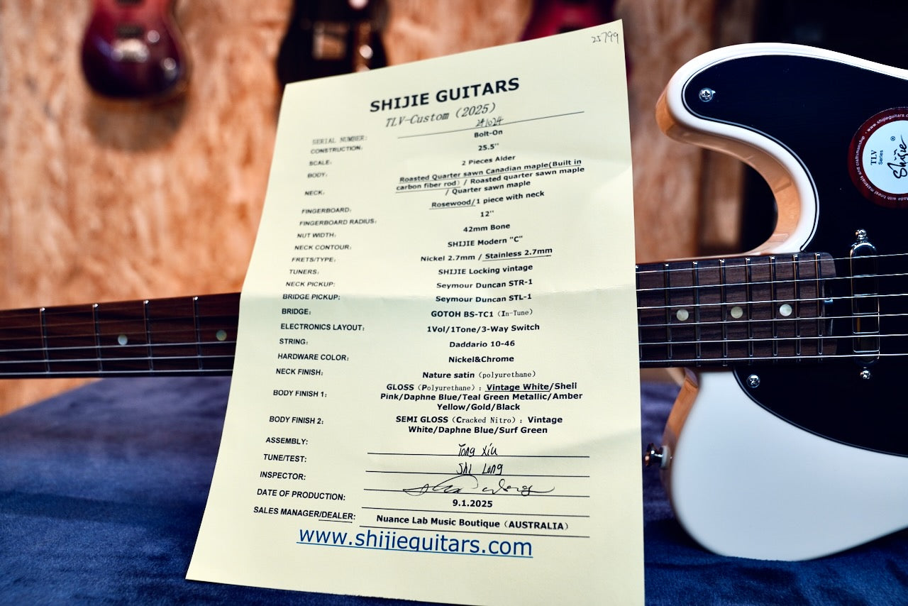 Shijie TLV Custom - Specifications