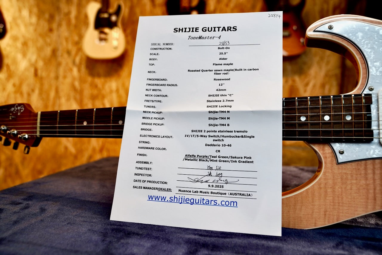 Shijie TM4 - Alfalfa Purple - 2025 - Specification