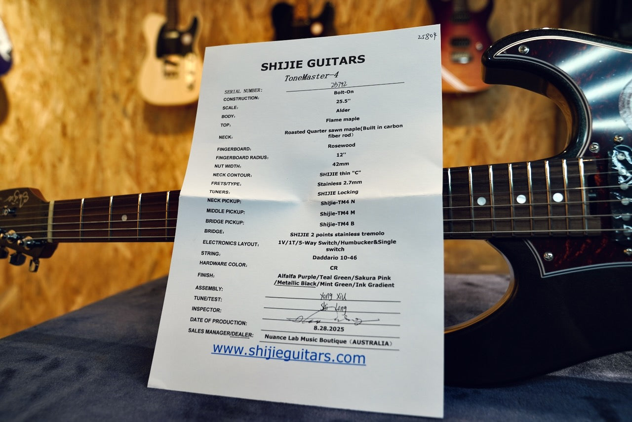 Shijie TM4 - 2025 - Metallic Black - Specification