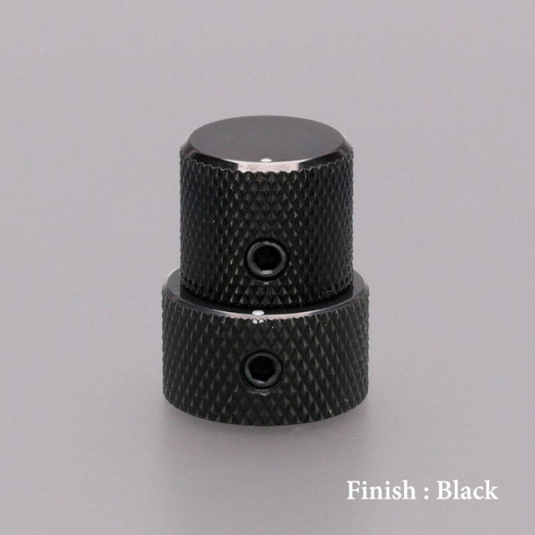 Gotoh - VK15T/VK18T - Dome Knob - Stacked Concentric Knob - Black